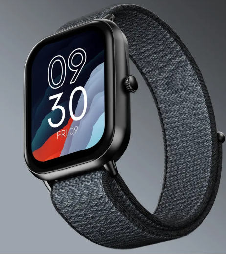 Fire-Boltt Hunter Nyluxe 51.1mm (2.01) HD Display Buetooth Calling with Single Chipset Smartwatch  (Charcoal Grey Strap, Free Size)