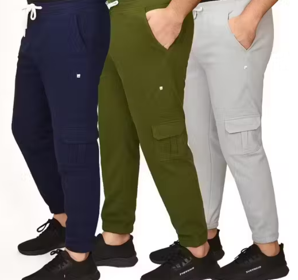Trendy Casual Track Pant for Men's | Fashionable look awesome Fit (Pack of 3)