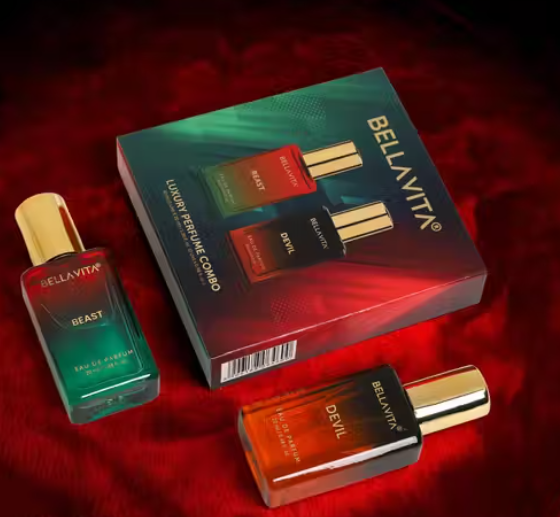 Bella Vita Unisex Beast + Devil EDP Perfume Combo for Men and Women 20 ml Each (Pack of 2 Items)