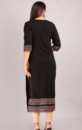 Worked with worked laces Kurti for Women highest demanding latest stylish