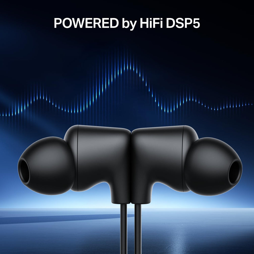 Boat Rockerz Trinity Gen 2, 150hrs Playback, Hi-Res Audio with LDAC, Dual EQs, HiFi DSP 5,ENx Tech, Dual Pair, Beast Mode, ASAP Charge,IPX5, Bluetooth Neckband, Wireless with Mic Earphones (Black)