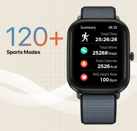 Fire-Boltt Hunter Nyluxe 51.1mm (2.01) HD Display Buetooth Calling with Single Chipset Smartwatch  (Charcoal Grey Strap, Free Size)