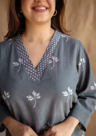 Women's Cotton Printed Short Kurta & Kurti Short Top (Pack of 2)