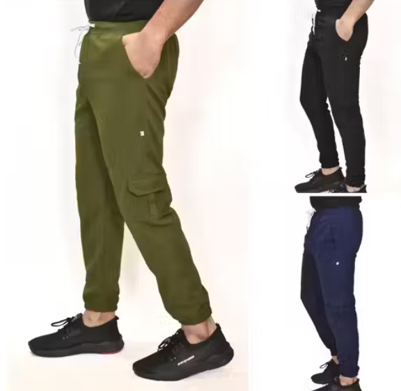 Trendy Casual Track Pant for Men's | Fashionable look awesome Fit (Pack of 3)