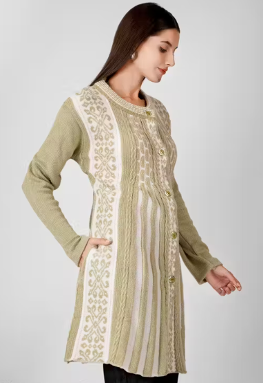 Wonder Women presents a new long A-line cardigen