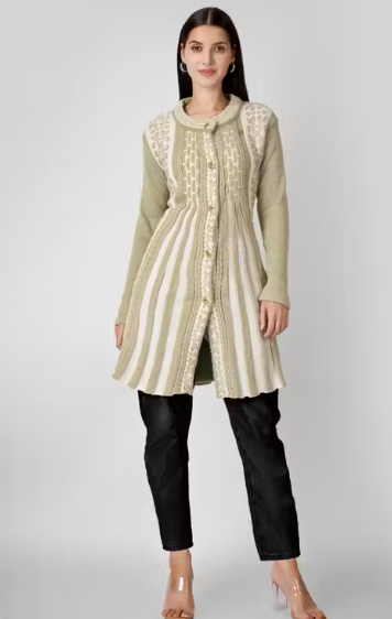 Wonder Women presents a new long A-line cardigen