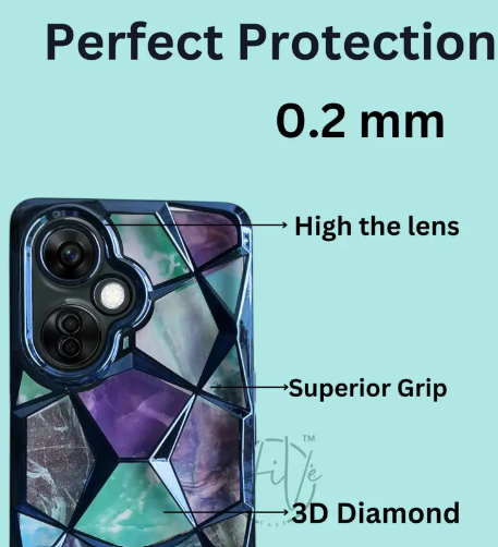 Hive Back Cover for OnePlus Nord CE 3 Lite 5G  (Blue, Grip Case, Silicon, Pack of: 1)