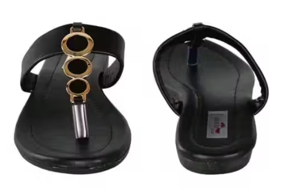 Trending Designer Stylish Black Flat Sandals