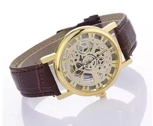 Luxury Design Analog Ultra Premium Watch Golden