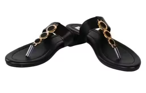 Trending Designer Stylish Black Flat Sandals