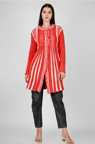 Wonder Women presents a new long A-line cardigen