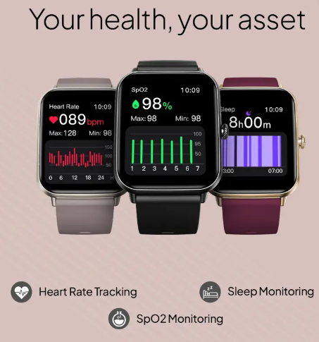 Fire-Boltt Ninja Calling Pro Plus 46.5mm (1.83) Display Bluetooth, AI Voice Smartwatch  (Cinnamon Slate Strap, Free Size)