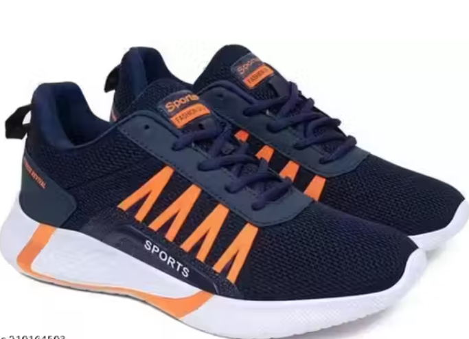 Latest Stylish Sports Shoes For Men | Lace-Up Lightweight Multicolour Shoes For Running, Walking, gym ,Trekking and hiking Shoes For Men (Pack Of 3)