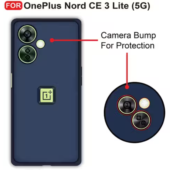 Oneplus Nord CE 3 Lite 5G Back Cover (Black)