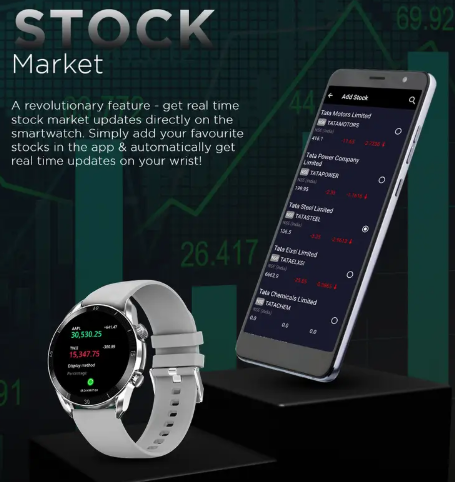 Fire-Boltt Legacy 36.3mm (1.43") AMOLED Display, Bluetooth Calling Wireless Charging Smartwatch  (Grey S Strap, Free Size)