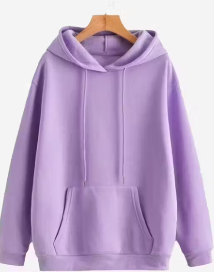 Cotton Hoodie Sweatshirt Pink pack of 1 | Full Sleeve Hooded Neck Winter Wear