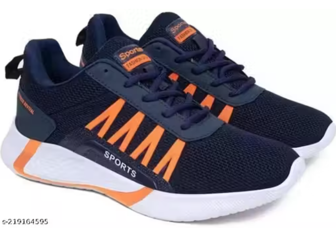 Latest Stylish Sports Shoes For Men | Lace-Up Lightweight Multicolour Shoes For Running, Walking, gym ,Trekking and hiking Shoes For Men (Pack Of 3)