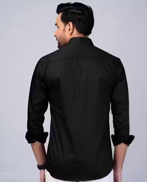 Classy Stylish Shirts For Men - BLACK