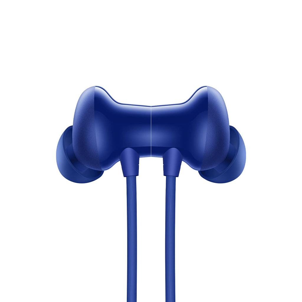 OnePlus Bullets Bluetooth Wireless in Ear Z2 Earphones with Mic, Bombastic Bass, 12.4 mm Drivers, 10 Mins Charge, 20 Hrs Music, 30 Hrs Battery Life, IP55 Dust & Water Resistant (Beam Blue)