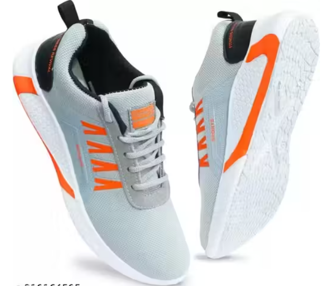 Latest Stylish Sports Shoes For Men | Lace-Up Lightweight Multicolour Shoes For Running, Walking, gym ,Trekking and hiking Shoes For Men (Pack Of 3)