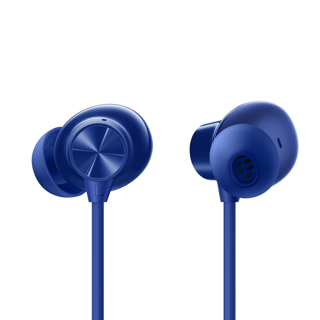 OnePlus Bullets Bluetooth Wireless in Ear Z2 Earphones with Mic, Bombastic Bass, 12.4 mm Drivers, 10 Mins Charge, 20 Hrs Music, 30 Hrs Battery Life, IP55 Dust & Water Resistant (Beam Blue)
