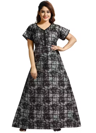 Cinco women cotton nighty nightdress nighty printed nighty self design nighty cotton nighies by cinco
