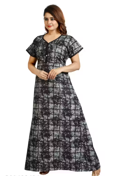 Cinco women cotton nighty nightdress nighty printed nighty self design nighty cotton nighies by cinco