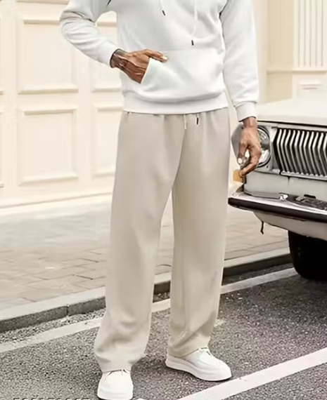 Men’s Relaxed Fit Drawstring Lounge Pants
