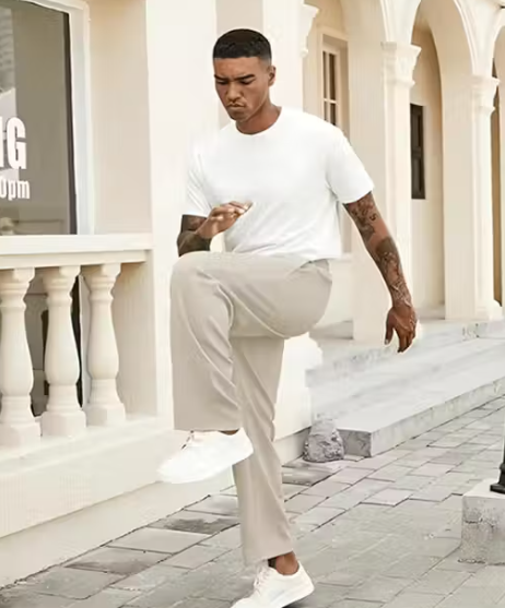 Men’s Relaxed Fit Drawstring Lounge Pants