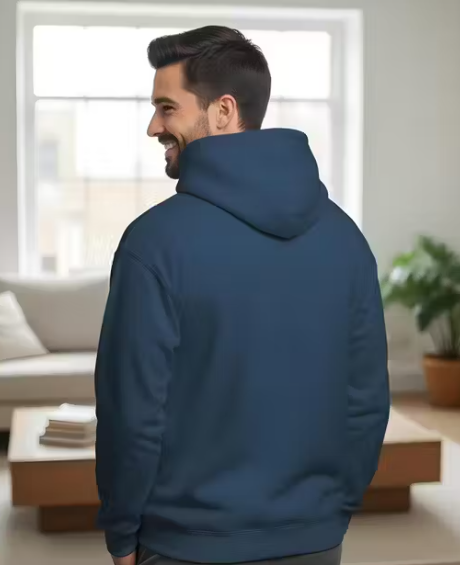 Fleece Hooded Sweatshirt for Winter full sleeve round neck