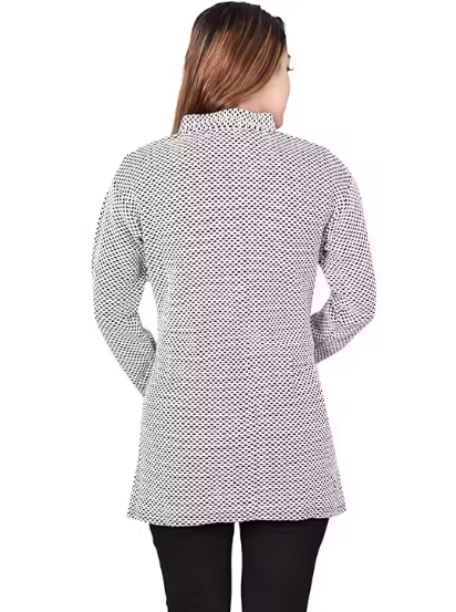 Stylish Elegant White Sweater/Coat For Girls, High Quality Sweaters & Cardians For Women.