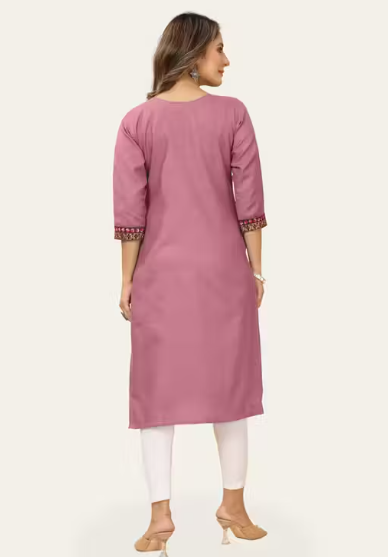 Embroidered work Trendy kurti for womens & girls