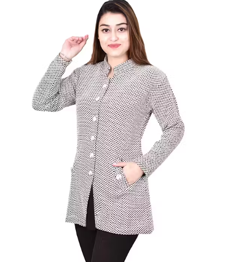 Stylish Elegant White Sweater/Coat For Girls, High Quality Sweaters & Cardians For Women.