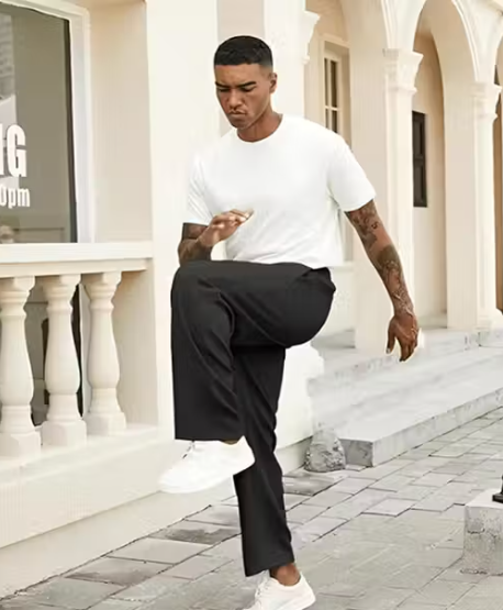 Men’s Relaxed Fit Drawstring Lounge Pants