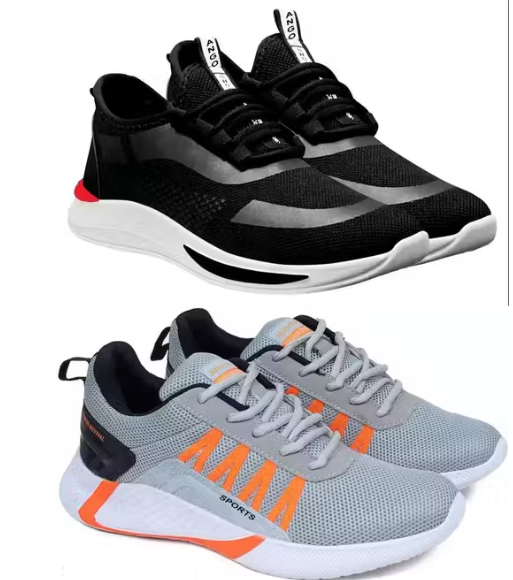 Sports Shoes For Men (Pack of 2)