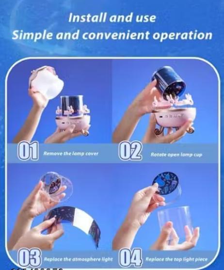 Night light projector lamp for kids baby