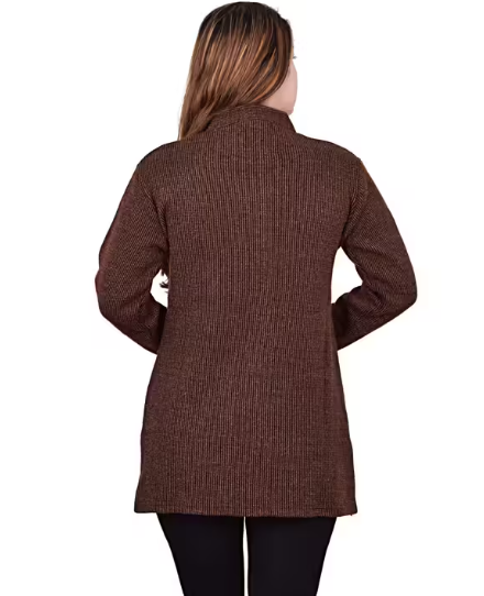 Stylish Elegant Brown Sweater/Coat For Girls, High Quality Sweaters & Cardians For Women