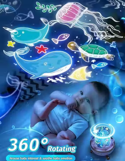 Night light projector lamp for kids baby