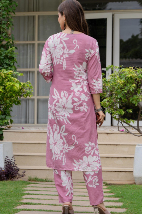 Women Printed Pure Cotton Kurta Sets