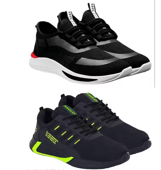 Sports Shoes For Men (Pack of 2)