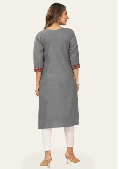Embroidered work Trendy kurti for womens & girls