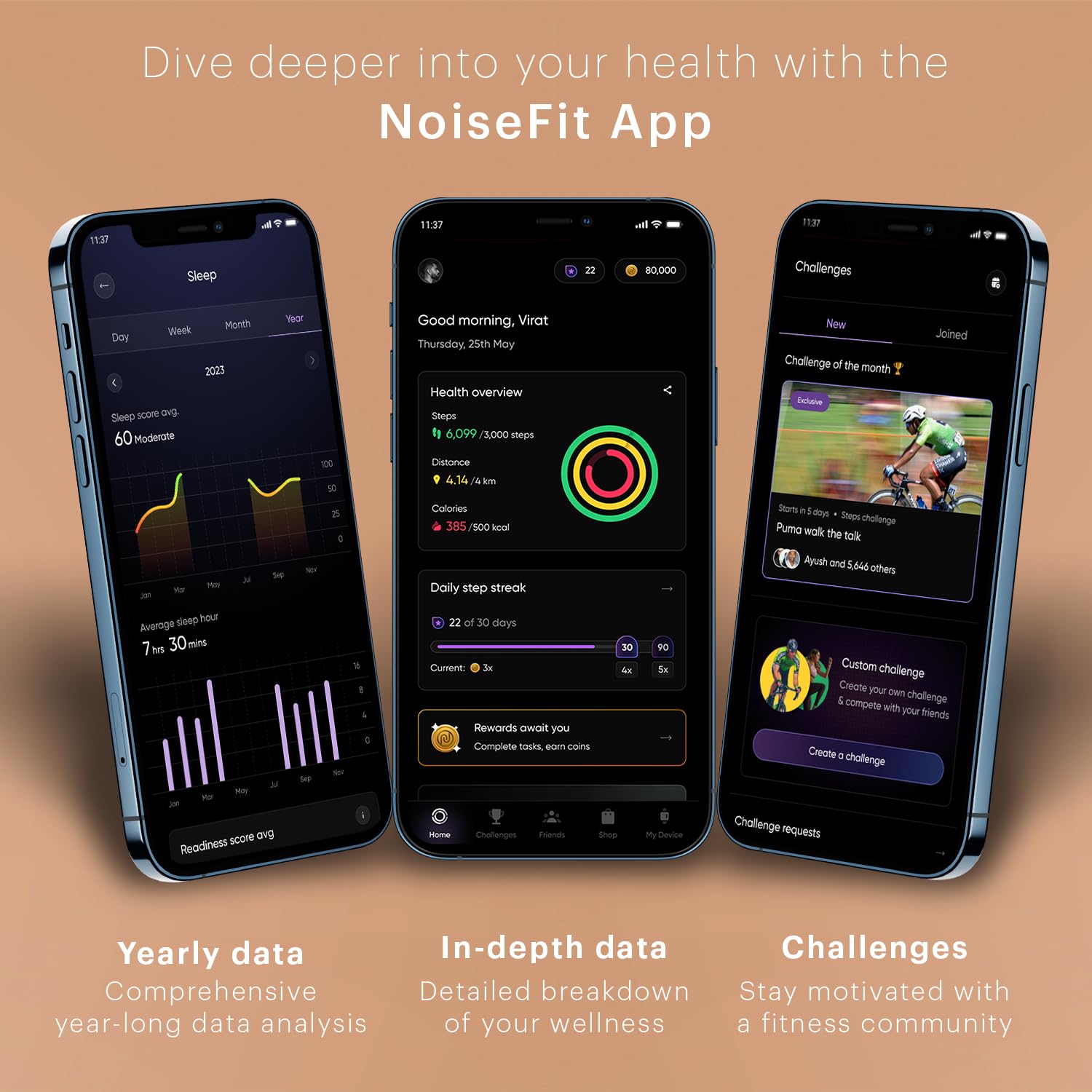 Noise Twist Go Round dial Smartwatch with BT Calling, 1.39" Display, Metal Build, 100+ Watch Faces, IP68, Sleep Tracking, 100+ Sports Modes, 24/7 Heart Rate Monitoring (Elite Silver)