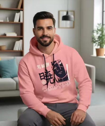 Fleece Hooded Sweatshirt for Winter full sleeve round neck