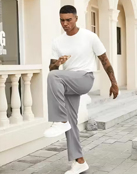 Men’s Relaxed Fit Drawstring Lounge Pants