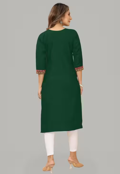 Embroidered work Trendy kurti for womens & girls