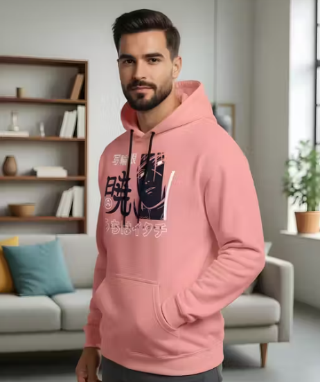 Fleece Hooded Sweatshirt for Winter full sleeve round neck