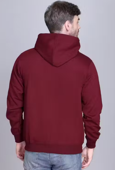 Solid Hoody Sweatshirt | Zipper Sweatshirt For Men | Men Casual Hoodie | Party Wear | Regular Fit | Hooded Neck Sweatshirt