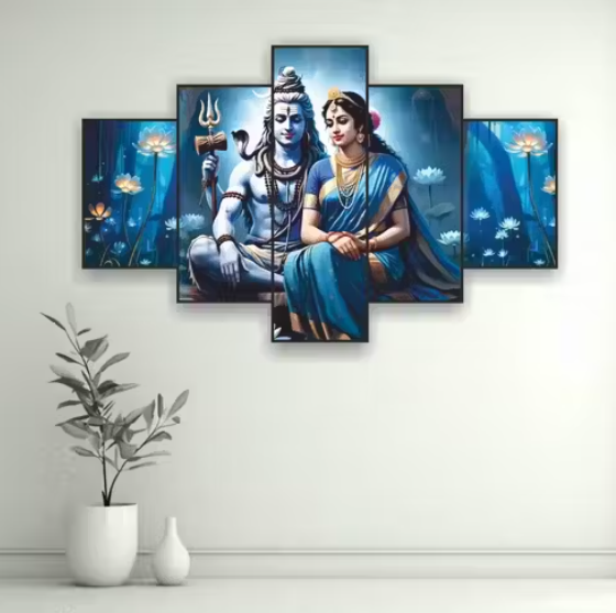 Lord Shiv Ji Home Décor Wall hanging Painting