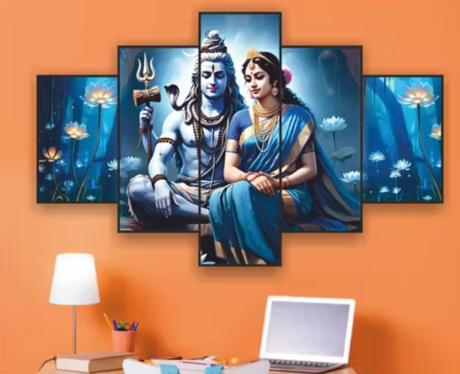Lord Shiv Ji Home Décor Wall hanging Painting