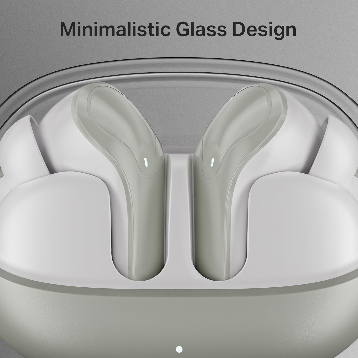 boAt 2025 Launch Airdopes Plus 311,Glass Design,ENx Tech,50 H Battery, Fast Charge, Stream Ad Free Music via App Support, Bluetooth Earbuds, TWS Ear Buds Wireless Earphones with mic (Ash Grey)